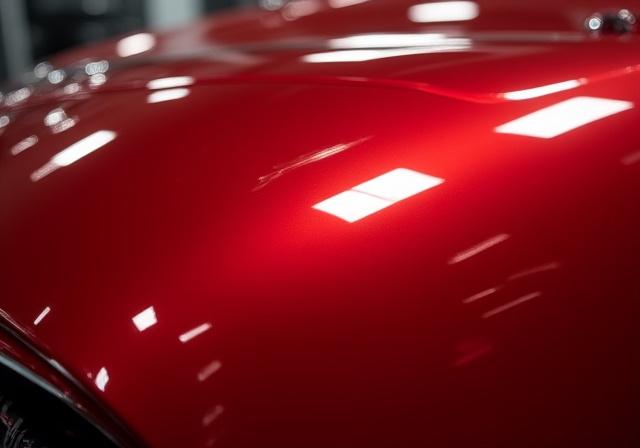 Stessa vernice dopo la lucidatura, lucida e senza graffi