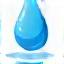 Icona goccia d'acqua